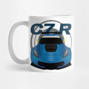 Vette Racecar Blue Mug